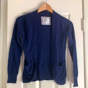 Girls Navy Blue Justice Cardigan size 12